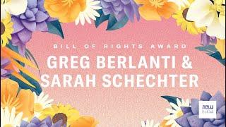 Greg Berlanti & Sarah Schechter - 2022 Bill of Rights Award