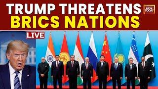 Trump vs BRICS LIVE: Donald Trump's Bold Stance on Dollar Supremacy a Trouble for PM Modi? | US News