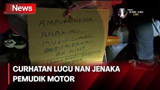 Mudik Lebaran 2024, Curhatan Lucu Pemudik Nan Jenaka Hiasi Belakang Motor - Breaking News 06/04