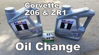 How to Change Oil On A C6 Corvette ZR1 & Z06