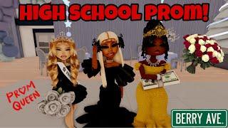 BERRY HIGHSCHOOL PROM NIGHT! *PROM QUEEN?* |Berry Ave Family Roleplay #roblox #berryave