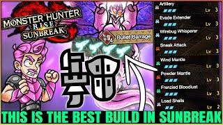 Bullet Barrage is Overpowered Now - New Best Sunbreak Gunlance Build - Monster Hunter Rise Sunbreak!