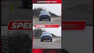 Tata Nexon EV vs Nexon Petrol!  #shorts #corneringtest