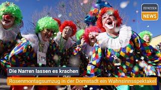 FULDA: Die Narren lassen es krachenRosenmontagsumzug in der Domstadt ein Wahnsinnsspektakel