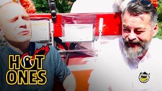 Chili Klaus and Sean Evans Eat the World's Hottest Pepper on the Carriage Ride From Hell | Hot Ones