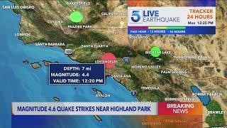 4.4 magnitude earthquake rattles Los Angeles and beyond