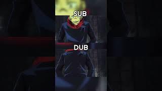 jujutsu kaisen dub vs sub