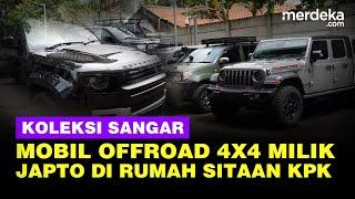 Kumpulan Mobil-Mobil Sangar Offroad 4x4 Koleksi Ketum PP Japto Dibawa ke Rumah Sitaan KPK