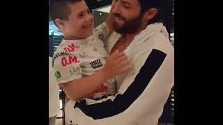 Can Yaman meeting one of his small fans Lorenzo - surprise the boy.️️️