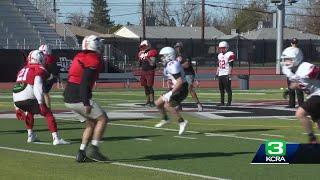 First responders face off on the football field in 'Guns and Hoses' game