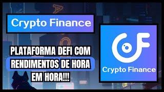 CRYPTO FINANCE // PLATAFORMA DEFI COM RENDIMENTOS DE HORA EM HORA#cryptocurrency #bitcoin