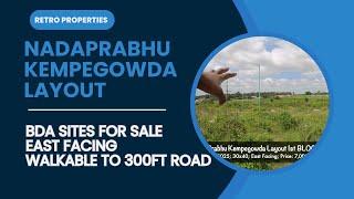 Prime BDA Layout Site for Sale in Nadaprabhu Kempegowda Layout | Excellent Investment Opportunity!