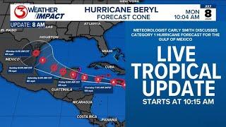 Hurricane Beryl tracks toward Texas, Mexico coast over the Fourth of July holiday weekend