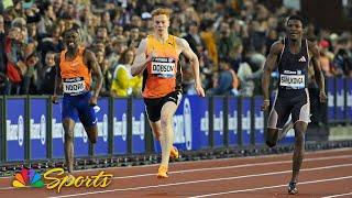 Charlie Dobson SPRINTS to men's 400m title at the Brussels Diamond League Final | NBC Sports