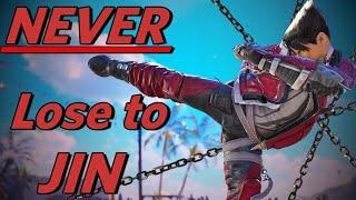 The Beginner's guide to NEVER losing against Jin - Tekken 8 Tutorial