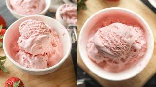 KETO MASON JAR ICE CREAM | STRAWBERRY