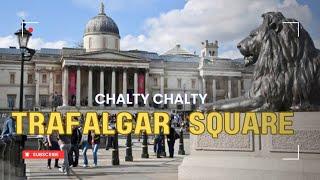 Trafalgar Square, London , UK ll Walking Tour of Trafalgar square ll The most Famous Palace in 