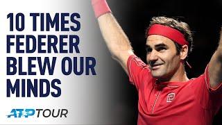 10 Times Roger Federer Blew Our Minds | TOP 10 | ATP