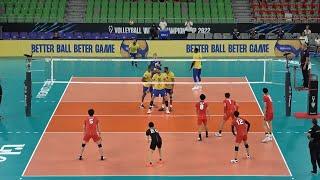 Volleyball Japan vs Brazil Amazing Match Highlights