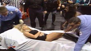 Edge vs D'Lo Brown (Terri Falls And Is Carried Away On A Stretcher!) 1/4/1999