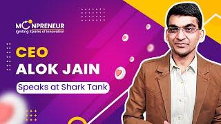 Moonpreneur CEO Alok Jain speaks at Shark Tank | Moonpreneur