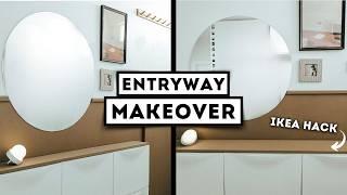 EXTREME ENTRYWAY MAKEOVER | IKEA TRONES Hack