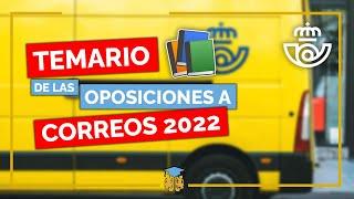 Este es el TEMARIO de las Oposiciones a CORREOS 2022