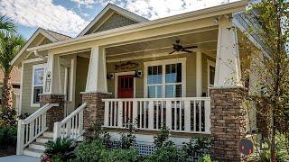 Charming single-story Craftsman-style house floor plan design 3 bedrooms