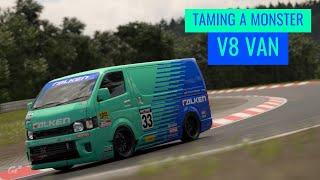 Gran Turismo 7 - Taming A Monster - Toyota Hiace LS7 V8 Swap