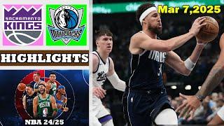 HIGHLIGHTS | Sacramento Kings vs Dallas Mavericks  | NBA Season 2025