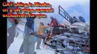 CAT skiing in Niseko Iwanai／ニセコいわないキャットツアー