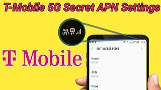 T-Mobile Secret APN Settings | T-mobile internet Settings