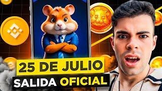 ULTIMA HORA!! LANZAMIENTO DE HAMSTER KOMBAT FILTRADO! 25 JULIO EN BINANCE