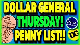 ‼️05/08/25 THURSDAY‼️DOLLAR GENERAL PENNY LIST & CLEARANCE UPDATES!