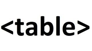 Learn HTML code: tables