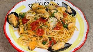 SPAGHETTI COZZE E POMODORINI