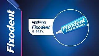 How to apply denture adhesive | Fixodent