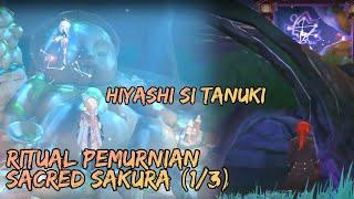 MENYELESAIKAN QUEST RITUAL PEMURNIAN SACRED SAKURA - HIASHI SI TANUKI! GENSHIN IMPACT