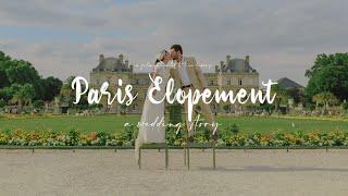 Love in Paris! Elopement film we made in Paris streets