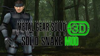 Metal Gear Solid 3D : Snake Eater | Solid Snake Mod | Nintendo 3DS Version Full Playthrough