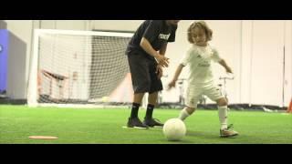 5 year old soccer player Brighton Lee Sagal "OUTSIDE FOOT TURNS" TOCA TRAINING