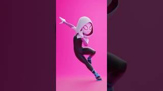 spider-gwen modeling di blender #3dmodeling #spidergwen #blender #gwenstacy #fanart