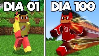 SOBREVIVI 100 DIAS COMO VELOCISTA NO MINECRAFT O FILME