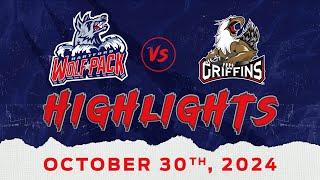 10.30.2024 Hartford Wolf Pack vs Grand Rapids Griffins