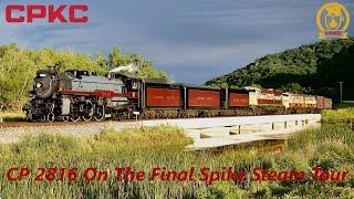 Canadian Pacific 2816 On The Final Spike Steam Tour: Davenport, Iowa to St. Paul, Minnesota