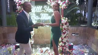 She Said Yes with a big smile on her face.(Kenyan Proposal)