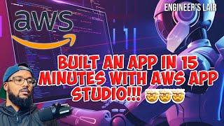 SHOCKING!!! Brand NEW @AWS  App Studio Builds A Call Logging App in 15 Minutes!!!