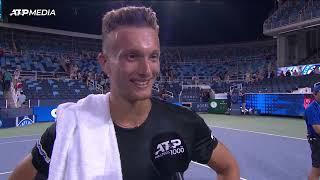 Lehecka on his upset win over Medvedev: "Enjoyed every moment of it"｜Cincinnati Open｜ATP Tour｜Tennis