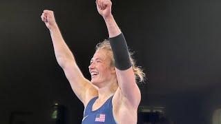 Wrestler Sarah Hildebrandt Wins Gold, Redemption From Just Missing The Finals In Tokyo