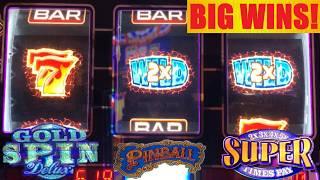 BLAZIN TRIPLE WHEEL finally shows off what it can do! Nice Bonuses & Line Hits + Got the GOLD SPIN!